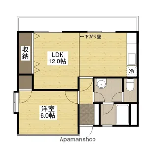 可部ビル【4階】の間取り