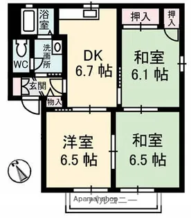 エモーション B棟【2階】の間取り