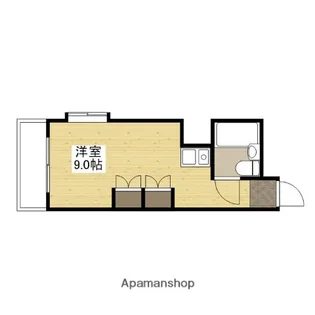 シャルム庚午【2階】の間取り