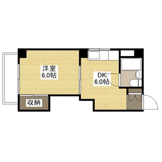 高本ビル【3階】の間取り