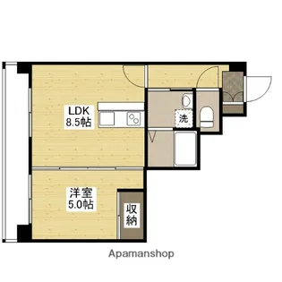 KENSEI7(旧 サマーハイツ中広)【5階】の間取り