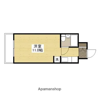 ヴェル八丁堀【5階】の間取り