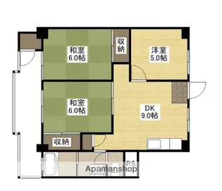 日吉コーポ【3階】の間取り