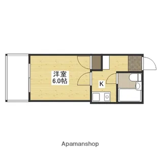 パルコープ庚午【2階】の間取り