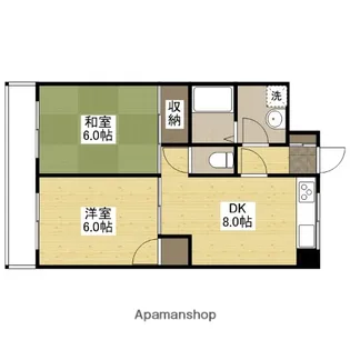 クリオール【207号室】の間取り