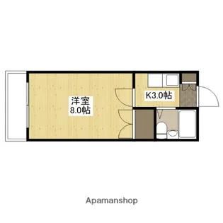 エステート平成【2階】の間取り