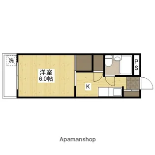 第三落海ビル【3階】の間取り