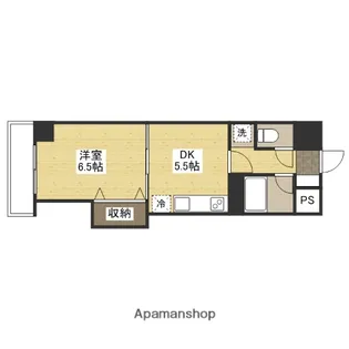 FLAVOR 東観音【4階】の間取り