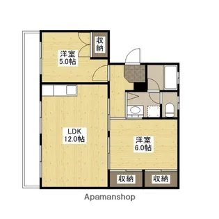 田中マンション【4階】の間取り