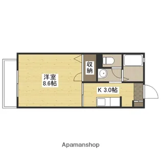 アヴァンティ東本浦【2階】の間取り