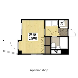 第11片山ビル【7階】の間取り