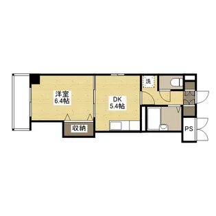 ハウスエーヌ西十日市【8階】の間取り