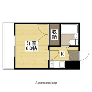 メゾンジュネス【2階】の間取り