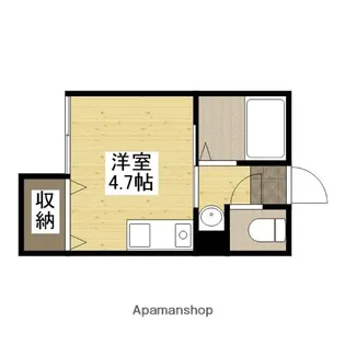 横川章栄ビル【5階】の間取り