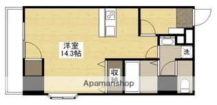 モンフレール【8階】の間取り