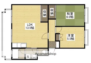 第2仁井田マンション【4階】の間取り
