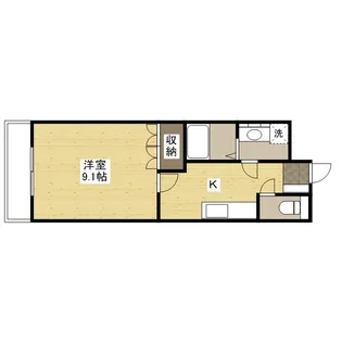 キャッスルハイム國重【2階】の間取り