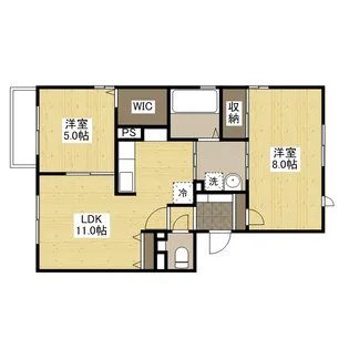 KIMIKO C棟【1階】の間取り