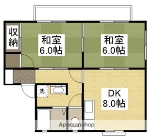 ドミール柳ヶ丘【2階】の間取り