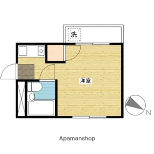 サンライズ三宅 B棟【1階】の間取り