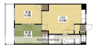 舟入清水ビル【6階】の間取り