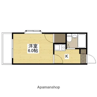 M・キャロット【4階】の間取り
