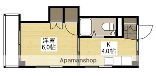 旭町 松尾ビル【4階】の間取り