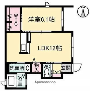 シャーメゾンエム【1階】の間取り