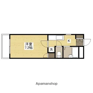 第二岡田ビル【4階】の間取り