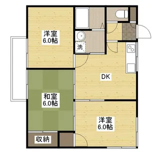 HUMMINGみのり【2階】の間取り