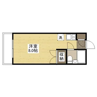 パインハウスⅠ【3階】の間取り