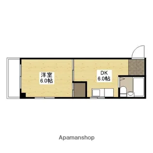 第三山本ビル【4階】の間取り