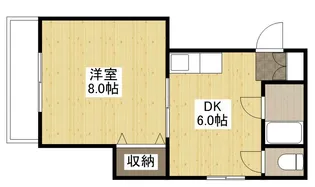 塩本ビル【2階】の間取り