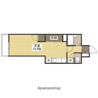 オルゴグラード広島【6階】の間取り