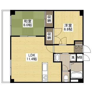カサグランデⅠ【7階】の間取り