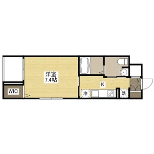 ベルソーラ【4階】の間取り