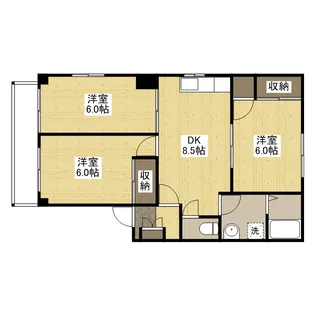 光明館【3階】の間取り