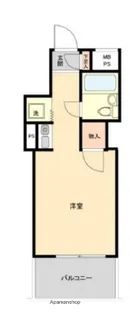 グランデール横川【4階】の間取り