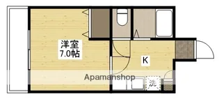 1Kの間取り画像