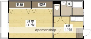 山﨑ビル【302号室】の間取り