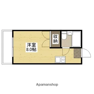 アルティメイトBUILDING天満(旧第5小谷ビル)【5階】の間取り