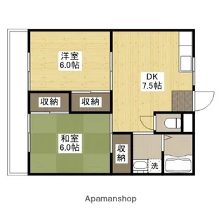 ファビス長束【2階】の間取り