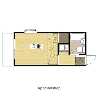 アヴェニュー佐方【2階】の間取り