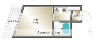 ベル天満【304号室】の間取り