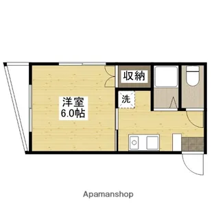 コーポミワ1【2階】の間取り