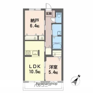 レインボーヒルズ【2階】の間取り