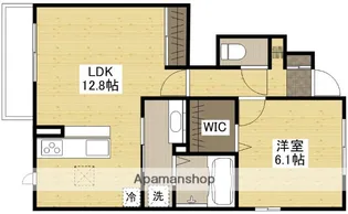 アタシェリアン【1階】の間取り