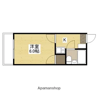 サンシャイン隅の浜【1階】の間取り