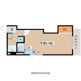 SOL LEVANTE SHOWAMACHI【3階】の間取り