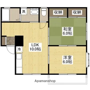 メゾン浦田【2階】の間取り